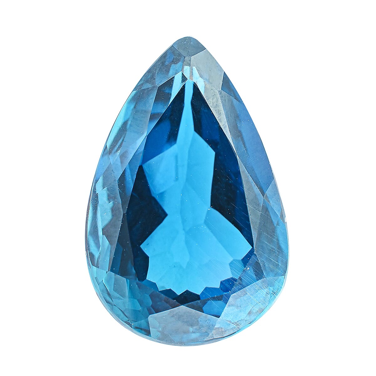 AAAA London Blue Topaz (Pear Free mm) 30.00 ctw