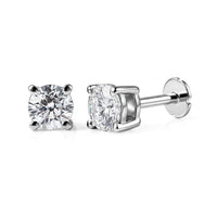 Luxuriant Lab Grown Diamond (G-H, SI) Earrings in 18K Vermeil YG Over Sterling Silver 1.10 ctw