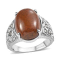 EverTrue Malagasy Labradorite, Simulated Diamond Ring in Stainless Steel (Size 10.0) 10.80 ctw - Sticky add to cart bar