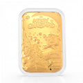 24K Golden Merry Christmas Emboss Sheet (31x45.5mm) 10mg - Sticky add to cart bar