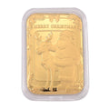 24K Golden Santa & Reindeer Christmas Celebration Emboss Sheet 10mg - Sticky add to cart bar