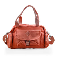 La Marey Pink Nylon Crossbody Bag with Shoulder Strap