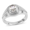 EverTrue Simulated Diamond Ring in Stainless Steel (Size 10) 2.10 ctw - Sticky add to cart bar