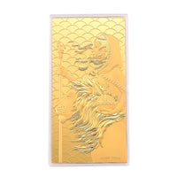 24K Gold Crown & Courage - The Queen’s Lion Legacy Embossed Sheet (15.5x7.5cm) 100mg