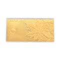 24K Gold Maple Leaf – A Symbol of Prosperity Embossed Sheet (15.5x7.5cm) 100mg - Sticky add to cart bar