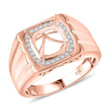 10K Rose Gold Lab Grown Diamond (G-H, SI) Ring (Size 10.5) (7.0 g) 0.25 ctw - Sticky add to cart bar