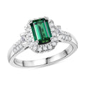 Certified & Appraised Rhapsody 950 Platinum AAAA Santa Rosa Tourmaline, Diamond (E-F, VS) (0.35 cts) Ring (Size 10.0) (5.95 g) 1.61 ctw - Sticky add to cart bar
