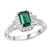 Certified & Appraised Rhapsody 950 Platinum AAAA Santa Rosa Tourmaline, Diamond (E-F, VS) (0.35 cts) Ring (Size 10.0) (5.95 g) 1.61 ctw