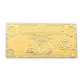 24K Golden American Legacy 100 - Dollar Bill Embossed Sheet (15.5x7.5cm) 100mg - Sticky add to cart bar