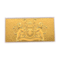 24K Golden Guardian Lion Crest Emboss Sheet (15.5x7.5cm) 100mg (Del. in 5-7 Days) - Sticky add to cart bar