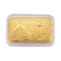 24K Golden Egyptian Pyramids Emboss Sheet (31x45.5m) 10mg