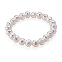 Sleeping Beauty Color Shell Pearl Stretch Bracelet