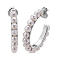 Multi Color Shell Pearl Earrings in Stainless Steel - Sticky add to cart bar