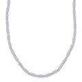 D'Joy Natural Jade 360.00 ctw Pillar Beaded Necklace in Rhodium Over Sterling Silver 20 Inches - Sticky add to cart bar