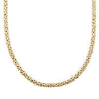 Byzantine Chain Necklace in Sterling Silver 23.3 Grams 20 Inches