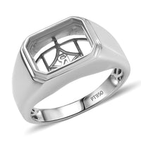 Men's Ring in 950 Platinum (Size 12.0)