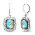 EverTrue Malagasy Labradorite 13.00 ctw Earrings in Stainless Steel - Sticky add to cart bar