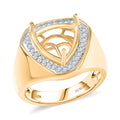 Luxoro Diamond I2 0.30 ctw Mounting Ring in 10K Yellow Gold (Size 10.0) 8.30 Grams - Sticky add to cart bar