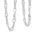 Sterling Silver 5.9mm Fancy Link Chain Necklace 20 Inches 13.2 Grams - Sticky add to cart bar