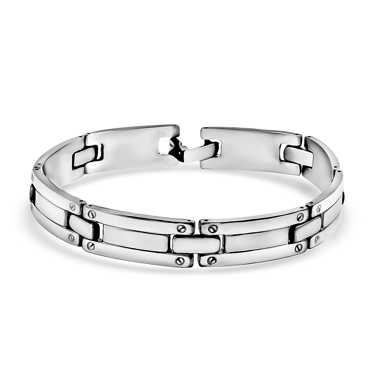 Link Chain Bracelet in Stainless Steel (8.00 In)