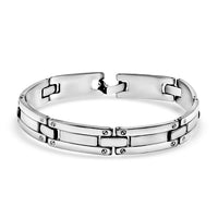 Link Chain Bracelet in Stainless Steel (8.00 In)