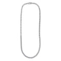 Luxuriant Lab Grown Diamond Necklace in Rhodium Over Sterling Silver 5.00 ctw (18 Inches) - Sticky add to cart bar