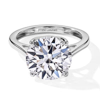 IGI Certified 950 Platinum Luxuriant Lab Grown Diamond (E-F, VS) Ring (Size 10.0) 5.00 ctw