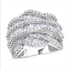 Rhodium Over Sterling Silver