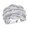 Rhodium Over Sterling Silver