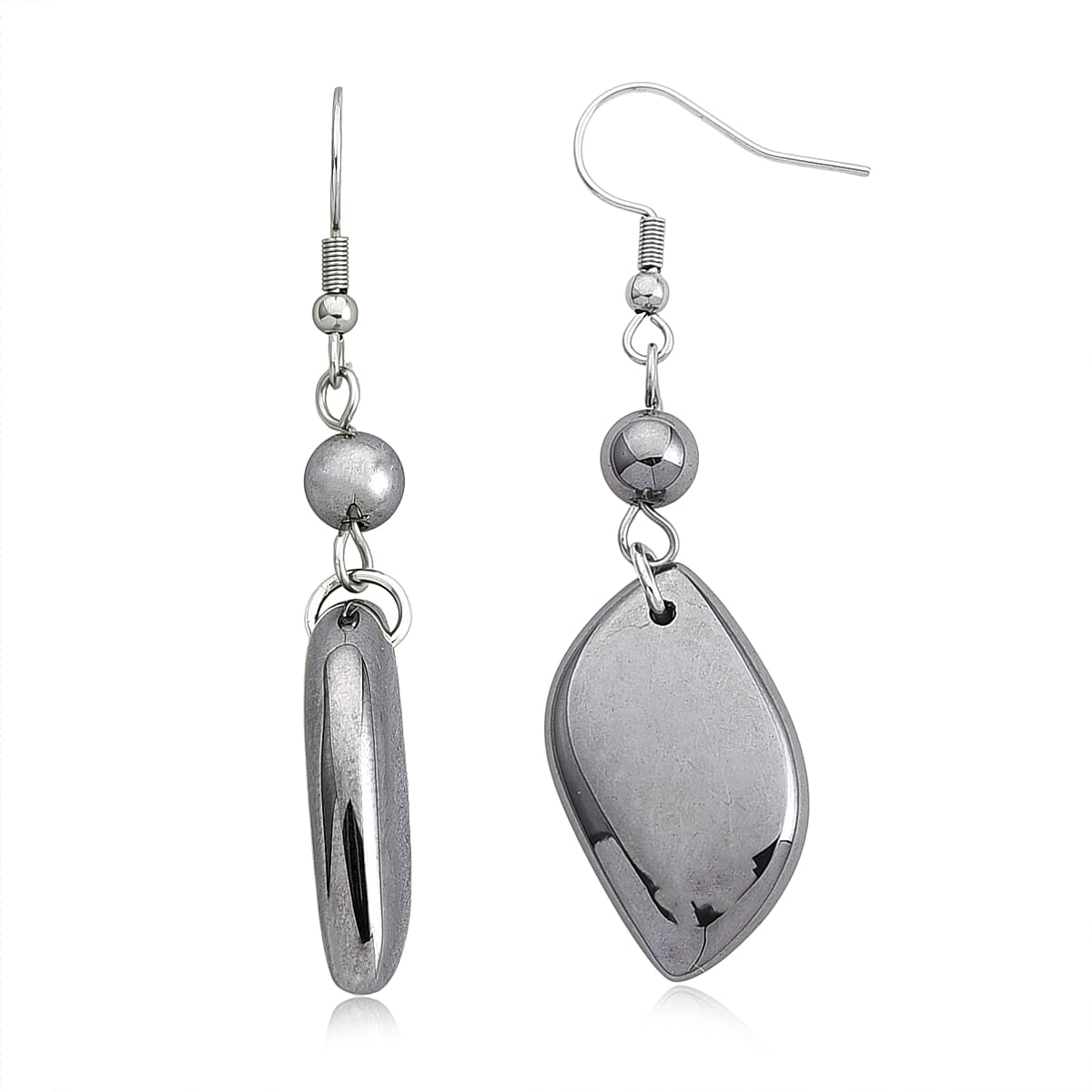 Terahertz 30.00 ctw Fancy Teardrop Earrings in Stainless Steel