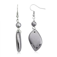 Terahertz 30.00 ctw Fancy Teardrop Earrings in Stainless Steel
