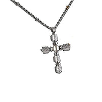 Cross Pendant Necklace (20 Inches) in Stainless Steel