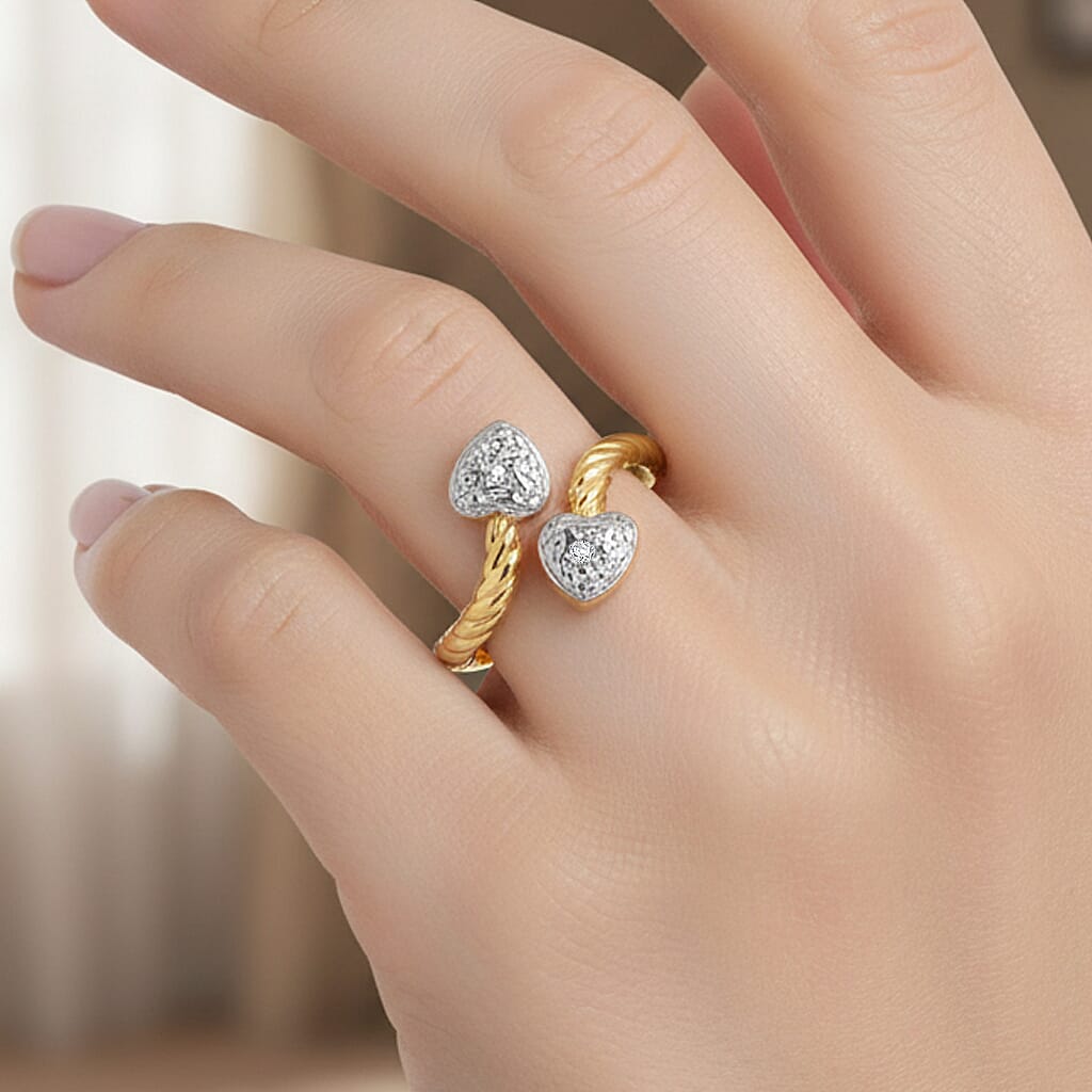 Diamond I2-I3 Accent Ring in Sterling Silver