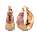 Hoop Earrings in Tritone - Sticky add to cart bar