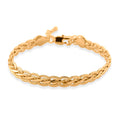 Twisted Link Bracelet in Goldtone (7.5-9.5In) - Sticky add to cart bar