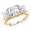 Yellow Gold Over Sterling Silver