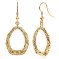 EverTrue Bronzella Collection Bamboo Drop Earrings 18K Yellow Gold Plated Bronze - Sticky add to cart bar