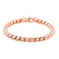 Box Chain Bracelet in Stainless Steel (7.0-8.0In)