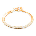 Snake Chain Bracelet in ION Plated Stainless Steel (7.0-8.0 In) - Sticky add to cart bar
