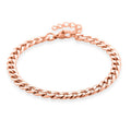 Curb Chain Bracelet in ION PLared RG Stainless Steel (7.0-8.0In) - Sticky add to cart bar
