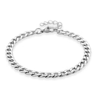 Curb Chain Bracelet in ION PLared RG Stainless Steel (7.0-8.0In)
