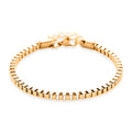 Classic Box Chain Bracelet in ION Plated RG Stainless Steel (7.0-8.0In) - Sticky add to cart bar