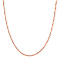 Box Chain Necklace in ION Plated RG Stainless Steel (24-26 Inches) - Sticky add to cart bar