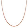 Ankur's Treasure Chest Herringbone Chain Necklace in ION Plated RG Stainless Steel (24 Inches) - Sticky add to cart bar