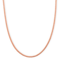 Curb Chain Necklace in ION Plated RG Stainless Steel (24-26 Inches)