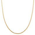 Smooth Curved Twist Chain Necklace in ION Plated YG Stainless Steel (24-26 Inches) - Sticky add to cart bar