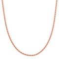 Byzantine Chain Necklace in ION Plated RG Stainless Steel (24-26 Inches) - Sticky add to cart bar