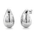 Simulated Diamond Earrings in Stainless Steel 0.30 ctw - Sticky add to cart bar