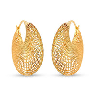 D'Joy Classic Hoop Earrings in 14K YG Over Sterling Silver 8.80 Grams