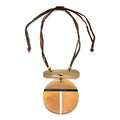Super Find Natural Buffalo Horn                         and Wooden Statement Necklace (Adjustable) - Sticky add to cart bar